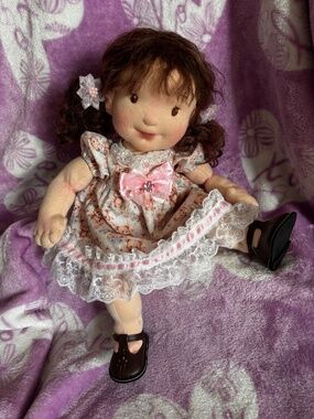 Warldof inspired 16 inch jersey cotton doll